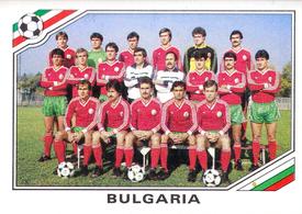 1986 Panini World Cup Stickers #55 Bulgaria Front