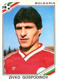 1986 Panini World Cup Stickers #64 Zivko Gospodinov Front