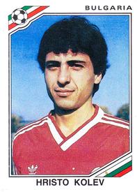 1986 Panini World Cup Stickers #66 Hristo Kolev Front