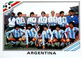 1986 Panini World Cup Stickers #73 Argentina Front