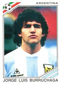 1986 Panini World Cup Stickers #85 Jorge Luis Burruchaga Front
