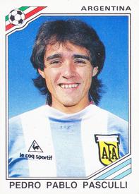 1986 Panini World Cup Stickers #87 Pedro Pablo Pasculli Front