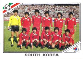 1986 Panini World Cup Stickers #91 South Korea Front