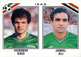 1986 Panini World Cup Stickers #108 Hussein Said / Jamal Ali Front