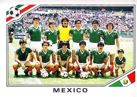 1986 Panini World Cup Stickers #111 Team Mexico Front