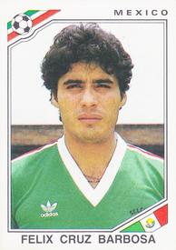 1986 Panini World Cup Stickers #114 Felix Cruz Barbosa Front