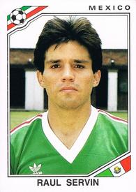 1986 Panini World Cup Stickers #118 Raul Servin Front