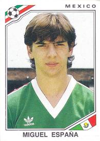 1986 Panini World Cup Stickers #120 Miguel Espana Front