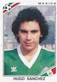 1986 Panini World Cup Stickers #124 Hugo Sanchez Front