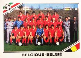 1986 Panini World Cup Stickers #129 Belgique - België Front