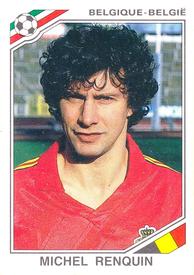1986 Panini World Cup Stickers #134 Michel Renquin Front