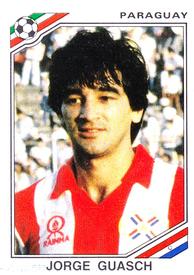 1986 Panini World Cup Stickers #155 Jorge Guasch Front