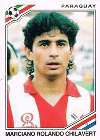 1986 Panini World Cup Stickers #157 Marciano Rolando Chilavert Front