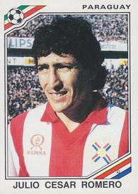 1986 Panini World Cup Stickers #159 Julio Cesar Romero Front