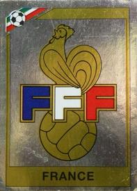 1986 Panini World Cup Stickers #164 Badge France Front