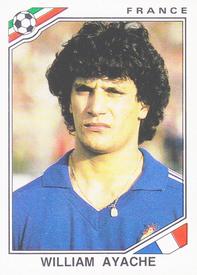 1986 Panini World Cup Stickers #167 William Ayache Front
