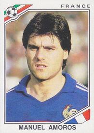 1986 Panini World Cup Stickers #171 Manuel Amoros Front