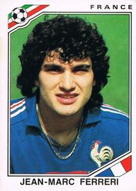 1986 Panini World Cup Stickers #176 Jean-Marc Ferreri Front