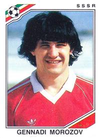 1986 Panini World Cup Stickers #185 Gennadi Morozov Front