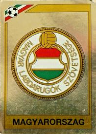 1986 Panini World Cup Stickers #200 Badge Hungary Front