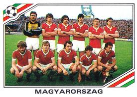 1986 Panini World Cup Stickers #201 Team Hungary Front