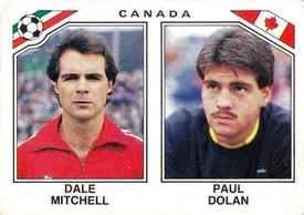 1986 Panini World Cup Stickers #227 Dale Mitchell / Paul Dolan Front