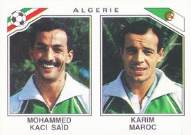 1986 Panini World Cup Stickers #233 Mohammed Kaci Said / Karim Maroc Front