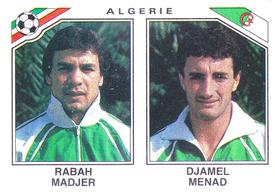 1986 Panini World Cup Stickers #235 Rabah Madjer / Djamel Menad Front