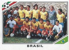 1986 Panini World Cup Stickers #239 Brasil Front