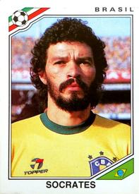 1986 Panini World Cup Stickers #249 Socrates B.S. De Souza Vieira De Oliveira Front