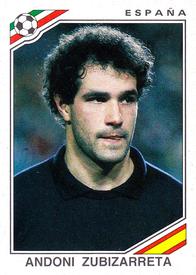 1986 Panini World Cup Stickers #258 Andoni Zubazarreta Front