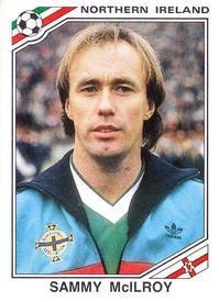 1986 Panini World Cup Stickers #284 Sammy McIlroy Front