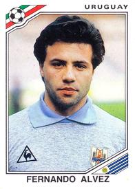 1986 Panini World Cup Stickers #327 Fernando Alvez Front