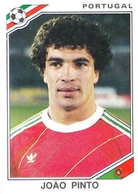 1986 Panini World Cup Stickers #385 João Pinto Front