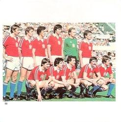 1982 Co-Operative Society World Cup Stickers #58 Team Front