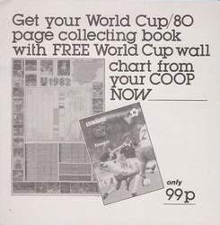 1982 Co-Operative Society World Cup Stickers #148 Scotland Team Group Back