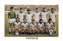1982 Co-Operative Society World Cup Stickers #P 32 Team Front