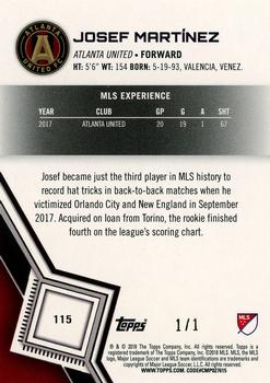 2018 Topps MLS - Black #115 Josef Martínez Back