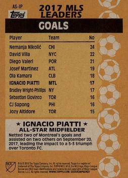 2018 Topps MLS - All-Star #AS-IP Ignacio Piatti Back