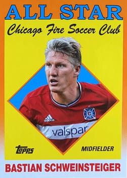 2018 Topps MLS - All-Star Orange #AS-BS Bastian Schweinsteiger Front