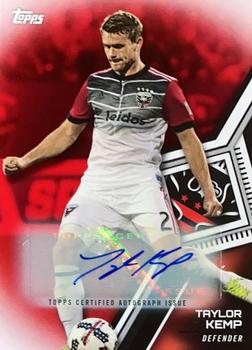 2018 Topps MLS - Autographs Red #18 Taylor Kemp Front