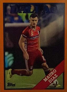 2018 Topps MLS - Throwback Topps Orange #TT-MD Mauro Diaz Front