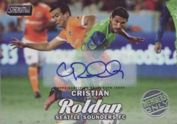 2017 Stadium Club MLS - Autographs Members Only #13 Cristian Roldan Front