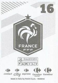 2018 Panini France World Cup Stickers: Fiers d'être Bleus #16 Laurent Koscielny Back