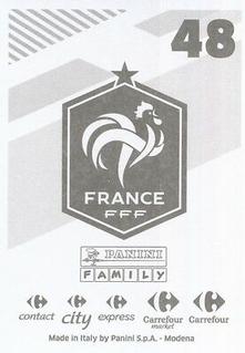 2018 Panini France World Cup Stickers: Fiers d'être Bleus #48 Ousmane Dembélé Back
