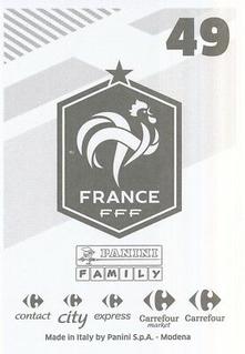 2018 Panini France World Cup Stickers: Fiers d'être Bleus #49 Ousmane Dembélé Back