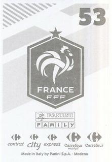 2018 Panini France World Cup Stickers: Fiers d'être Bleus #53 Kylian Mbappé Back