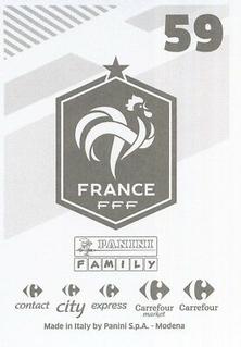 2018 Panini France World Cup Stickers: Fiers d'être Bleus #59 Corentin Tolisso Back