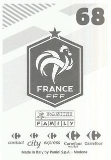2018 Panini France World Cup Stickers: Fiers d'être Bleus #68 Alexandre Lacazette Back
