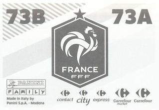 2018 Panini France World Cup Stickers: Fiers d'être Bleus #73A Corinne Diacre Back